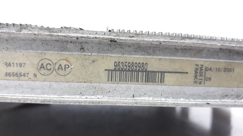 133063 WATER RADIATOR / 9635989980 / 1614578 FOR PEUGEOT 406 BERLINA S1/S2 SRD - Picture 3 of 10