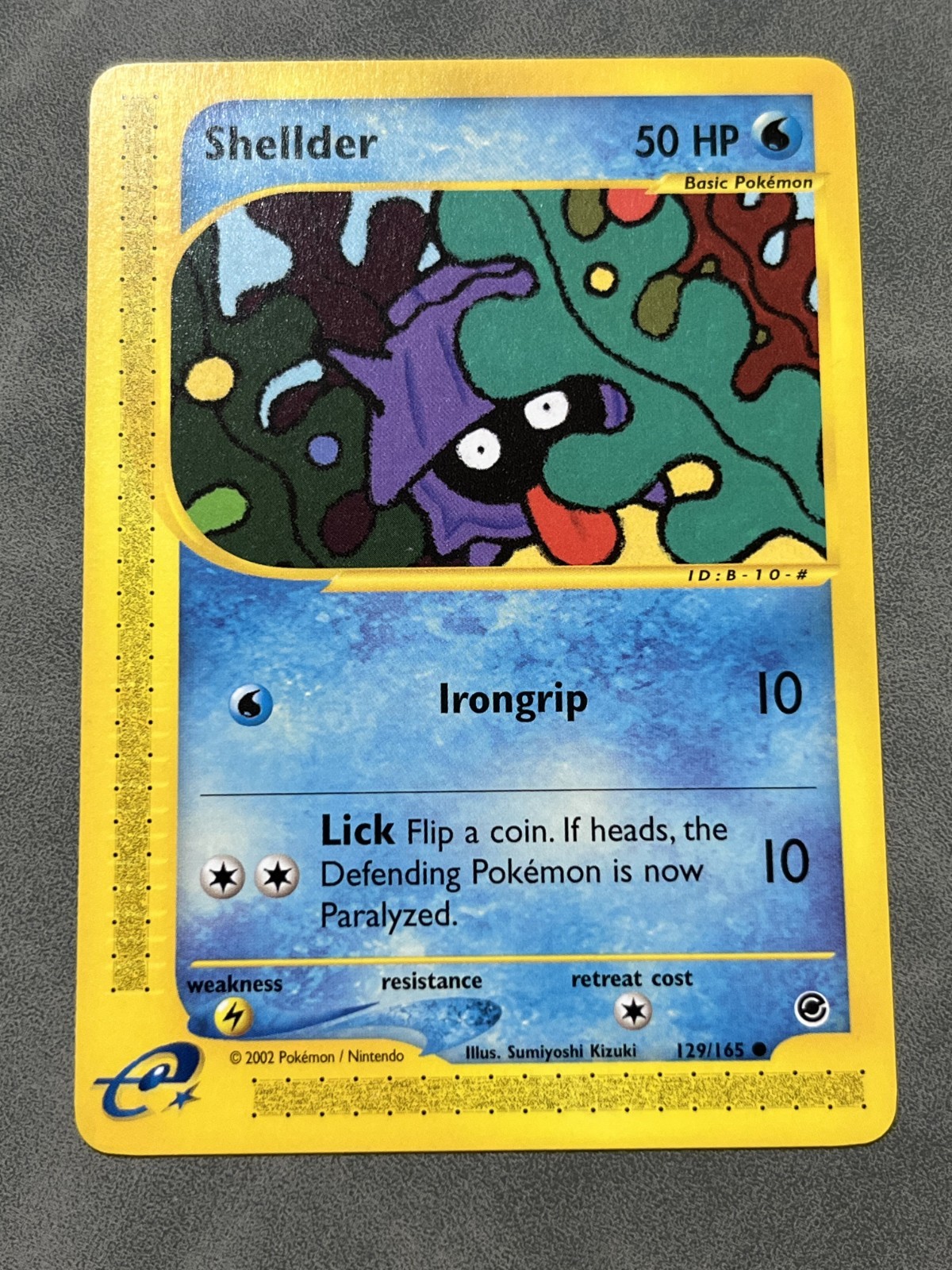 Shellder 129/165 Common Expedition Base Set Pokemon Near Mint