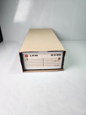 Slide projector cassette tray 2x80 80 slides LKM FOR LEICA LEITZ KINDERMANN +box