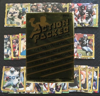 1991 Action Packed NFL FOOTBALL Trading Cards Complete Your Set U Pick FARVE 1/2