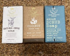 3-Pack Saponificio  Coconut Shea, Argan  Tea Tree Bar Soap 10.5 oz Each