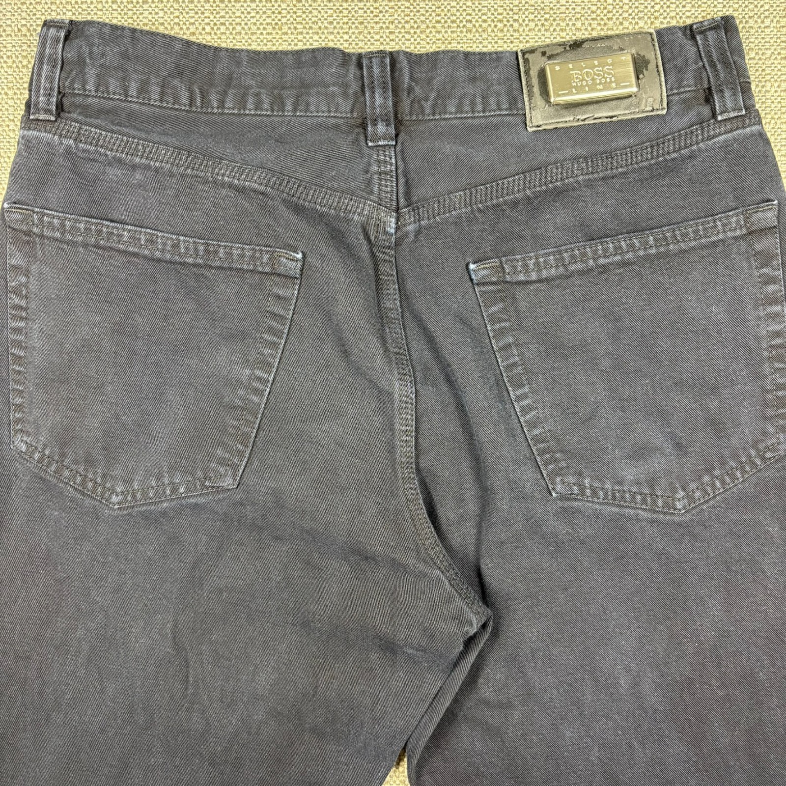 Hugo Boss Men's Jeans Pants 34x32 Dark Blue Denim Regular Mid Rise Dark Wash thumbnail 8