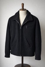 Vtg Black Bear Brand Wool Cossack Half-Belt Work Jacket  1940  s-1950  s  USA