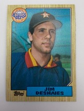 #167 Jim Deshaies [Rookie] Astros 1987 Topps Baseball Card NM. rookie card picture