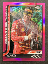 /250 Pink Refractor Carlos Sainz #95 Ferrari - 2025 Topps Chrome Formula 1 F1