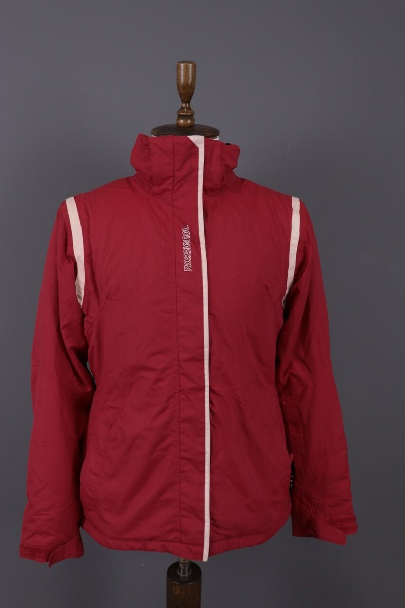 Rossignol 5000 Red Ski Hiking Outdoor Hooded Jacket Size XL