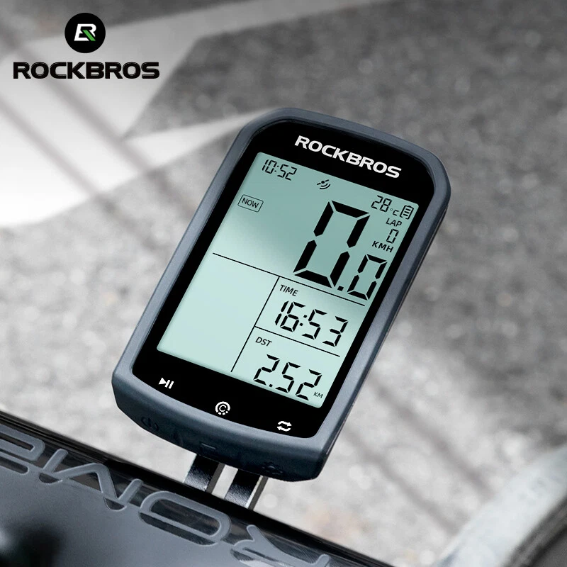 ROCKBROS ANT+ Odometer Speedometer M1 GPS Bike Computer Bluetooth MTB Waterproof - Image 2 of 4