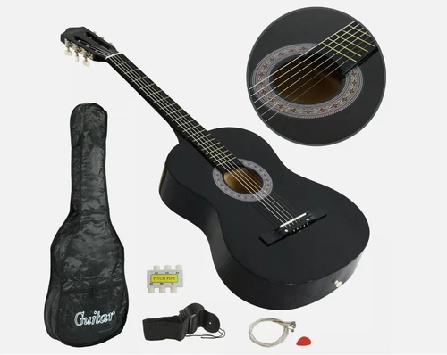 Beginner Acoustic Guitar Package - Starter Bundle Kit & Accessories