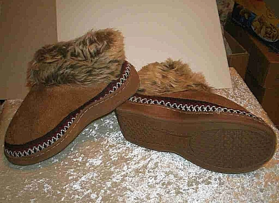 Soft Cozy Kids Slippers fleece lined Indoor/Outdoor Soles Sm 5-6 M 7-8 L 9-10 - Image 4 of 4