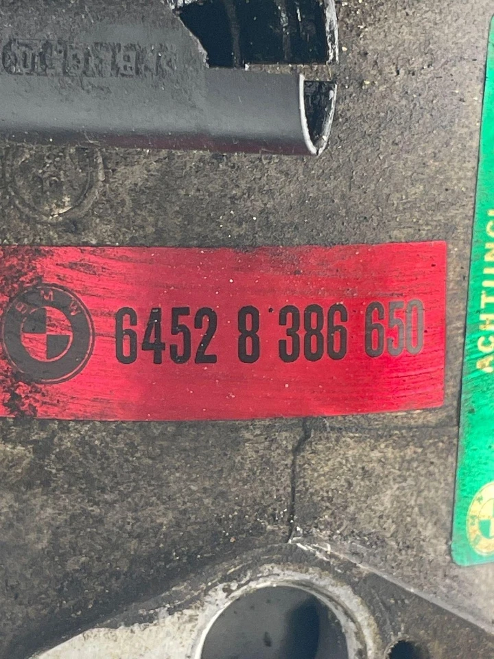 BMW Z3 2001 aire acondicionado compresor bomba polea OEM 64528386650 Foto 2 de 4