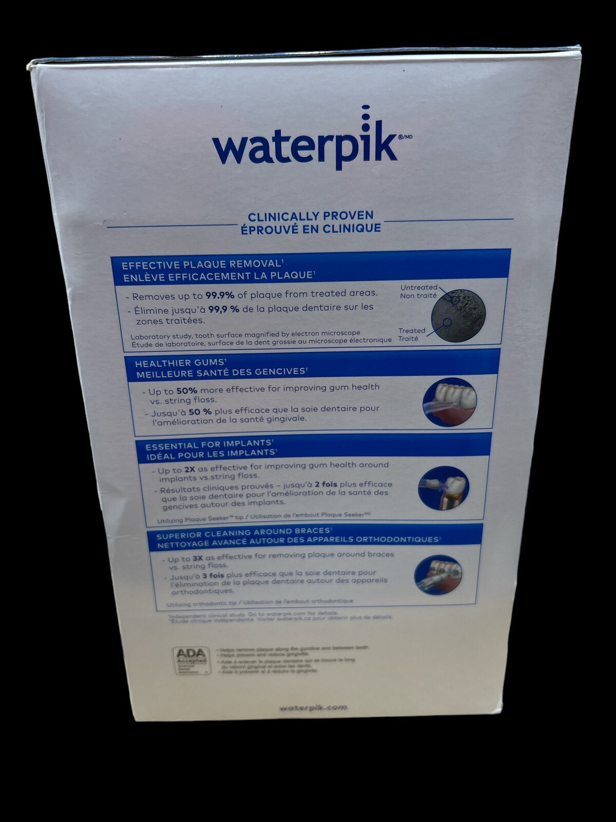 Waterpik WP660 Aquarius Professional Water Flosser White Electric