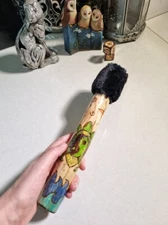 yin yang turtle Shamanic Drumbeater Pagan Shaman healing drumming fur head