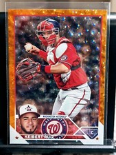 2023 Series 1 Base Orange Foil #130 Keibert Ruiz /299 - Washington Nationals