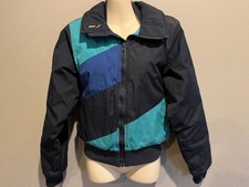 Women's Vtg Serac Color Block Ski Jacket Coat  Made In Usa Size 10 (s/m)