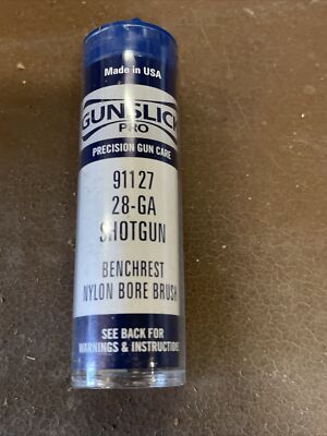 Gunslick Pro 28-GA Shotgun Benchrest Bronze Bore Brush nylon 91127