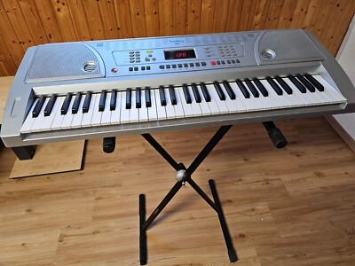 Funkey 61 SL Einsteiger Keyboard Silber mit Stativ | 61 Tasten | - gebraucht