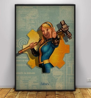 Fallout 4 Atomic Game Poster | Wall Art | Wall Prints | Home Decor 4