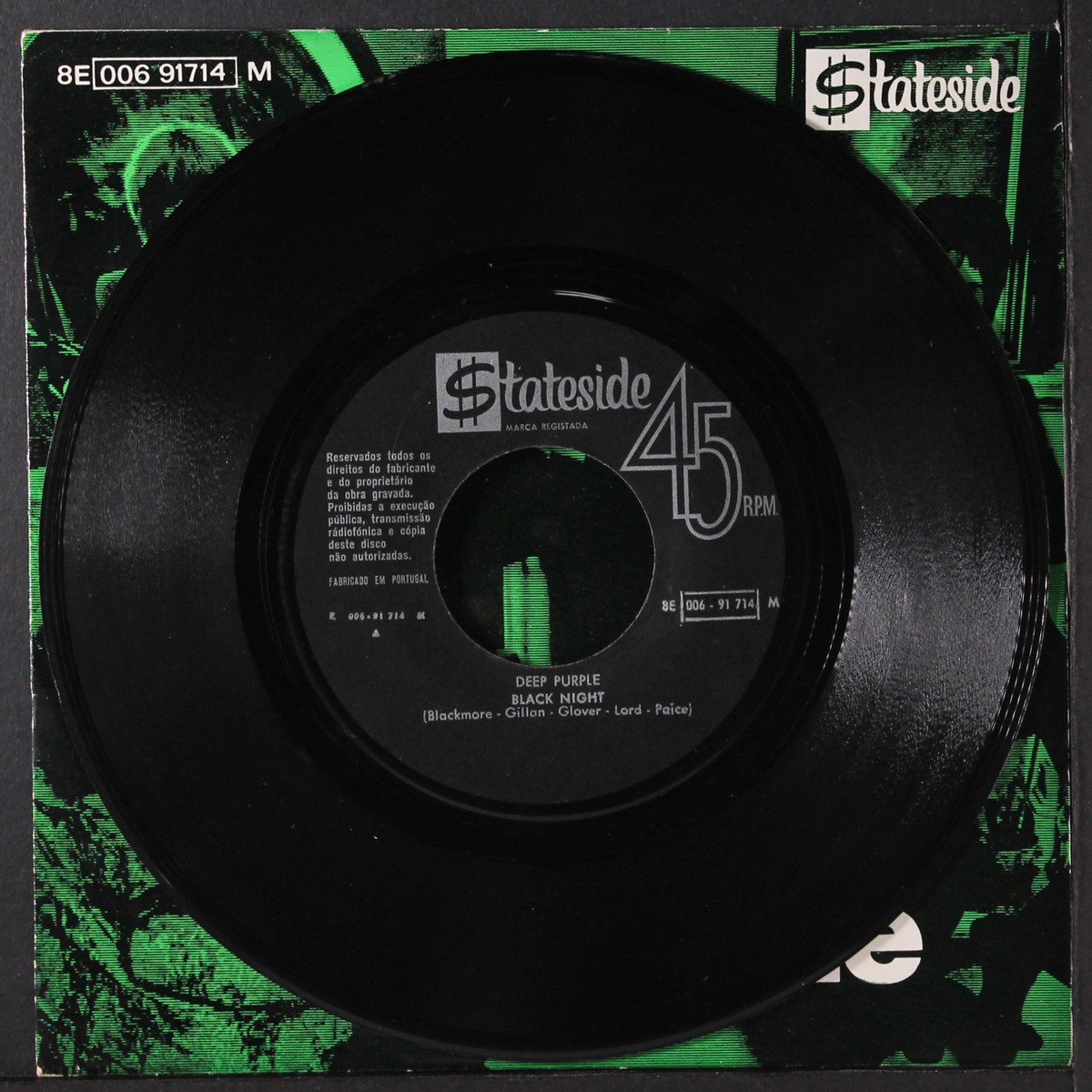 DEEP PURPLE: black night / speed king STATESIDE 7