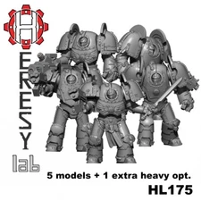 Heresy Lab Space Marine Kronos Terminator Armor Squad 28mm Sci Fi