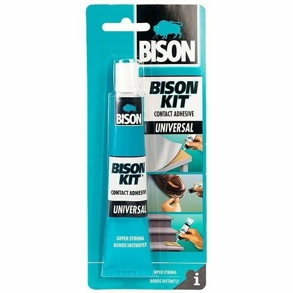 2 Bison Kit Contact Adhesive Glue Instant Bond Super Strong Universal