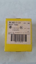 BUSSMANN BK/AGC1-1/2 1.5 AMP 25OV FAST ACTING 1/4 X 1-1/4 BULK LOT OF 5PC