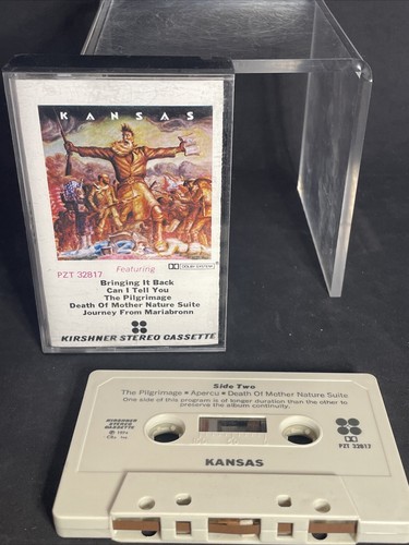 KANSAS Self Titled Cassette Tape OG 1974 Classic Rock Prog Rare Kitchener Stereo - Picture 1 of 2