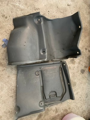 92 94 Nissan 240sx S13 Convertible Trunk Carpet Side Plastic Trim Panel L R Oem Ebay