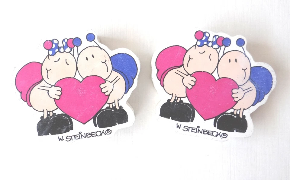 Steinbeck Antonella die Schnecke 2 Stück Radiergummi