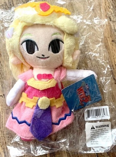 NEW Lot Of 4 PRINCESS The Legend of Zelda Wind Waker 8" Plush San-Ei Official - Picture 2 of 2