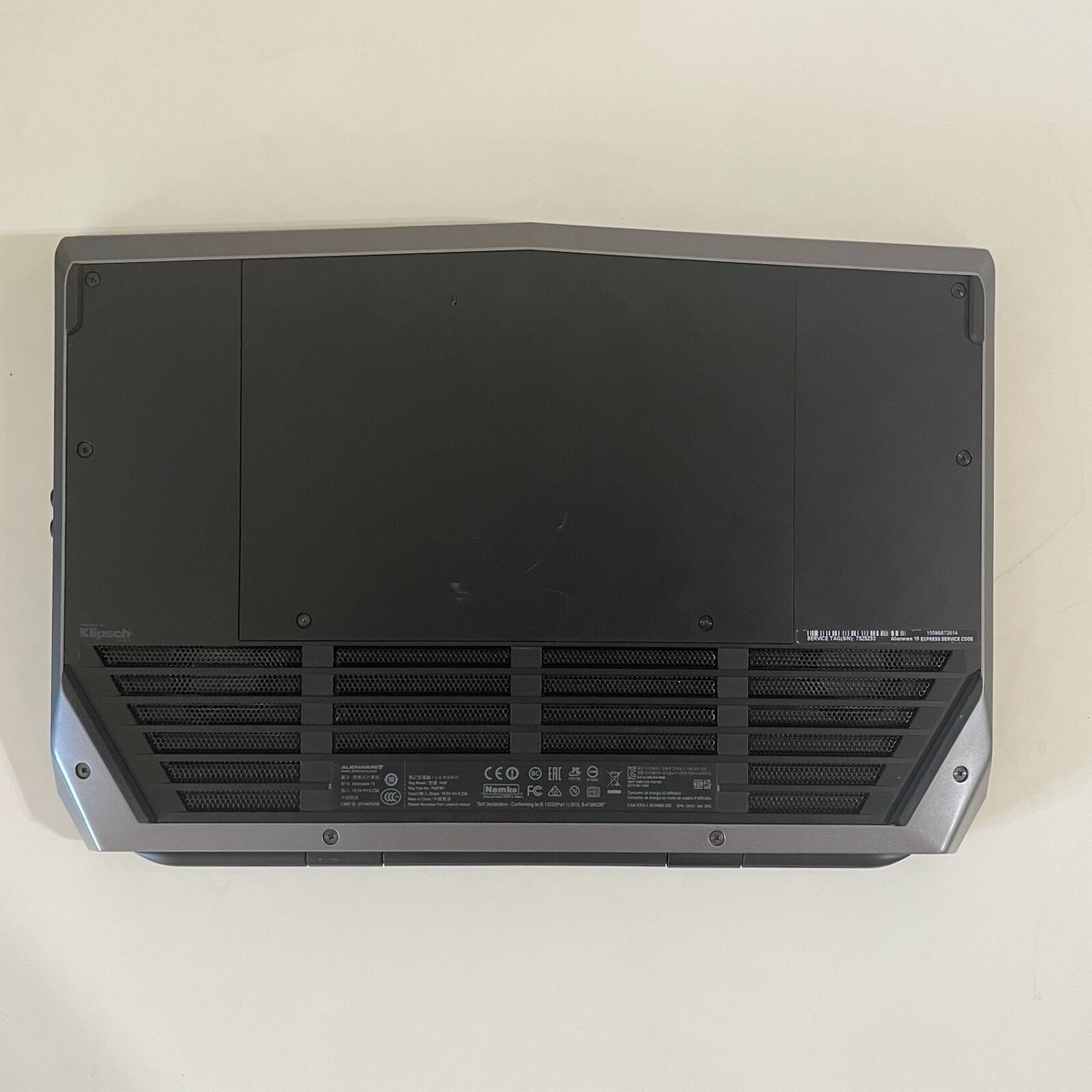 Alienware 15 R1 i7-4710HQ 256GB Samsung SSD 1TB HDD 16GB HyperX