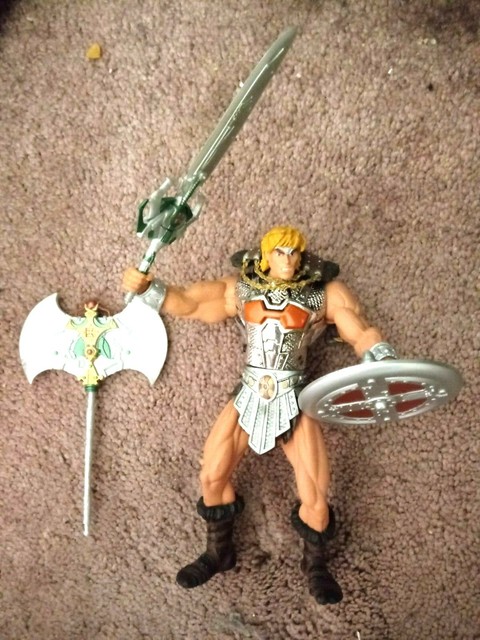 MASTERS OF THE UNIVERSE 2002 MO2K TEELA BATTLE SOUND HE-MAN FREE SHIPPING! | eBay