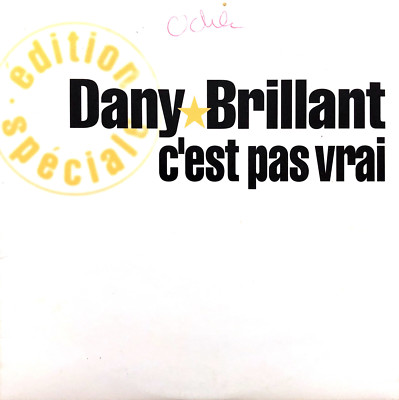 Dany Brillant CD Single C'est pas true - Promo - Frankreich (VG/EX)
