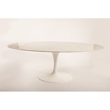 EERO SAARINEN Tavolo Tulip Saarinen Ovale 235x121 marmo Carrara