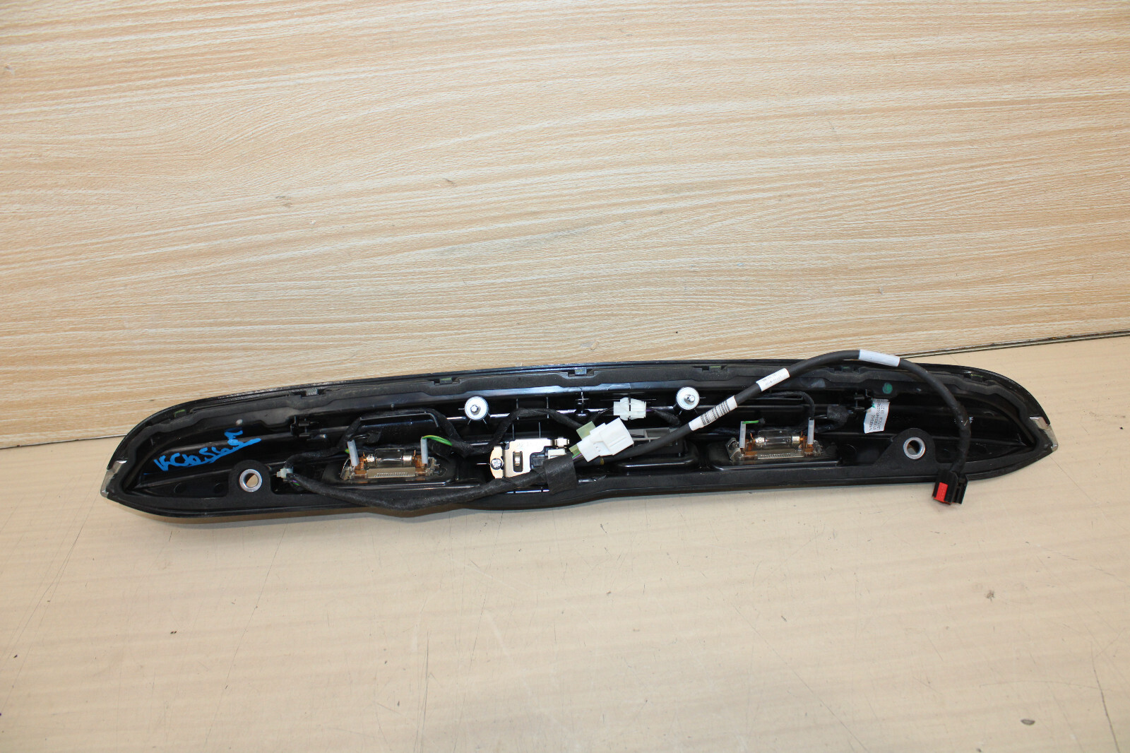 14-22 MASERATI GHIBLI DECKLID TRUNK LID MOLDING + CAMERA BLACK OEM EXCELLENT