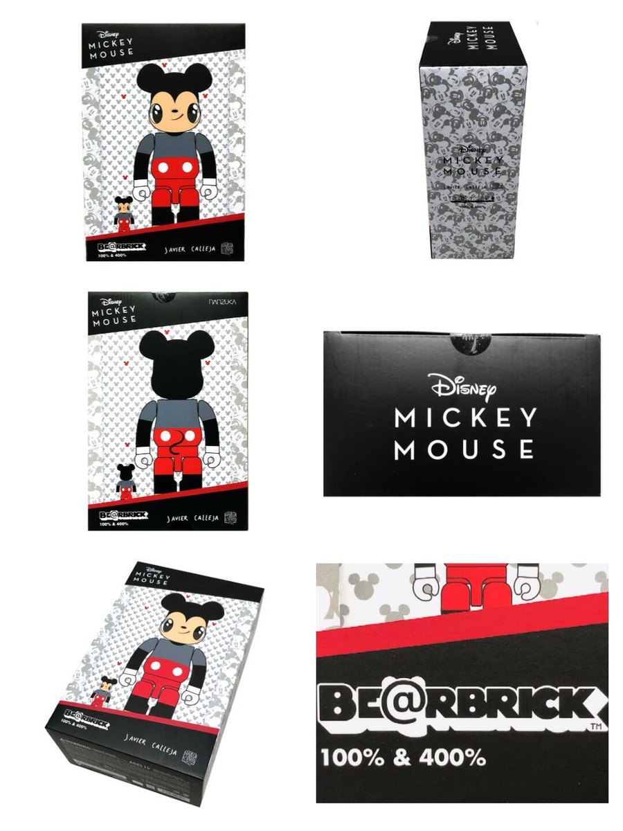Authentic】BE@RBRICK Javier Calleja MICKEY MOUSE 100%&400 Authentic】BE@RBRICK Javier Calleja MICKEY MOUSE 100%&400