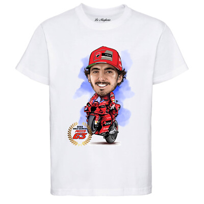 Pecco BAGNAIA Shirt Weltmeister Motorrad T-Shirt Herren Damen Kind GP v2