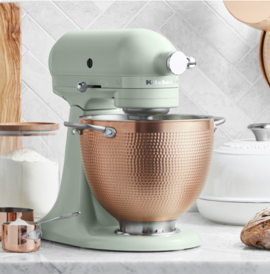 kitchenaid misty blue mixer