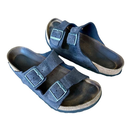 Birkenstock Men's Brown Leather Sandals 