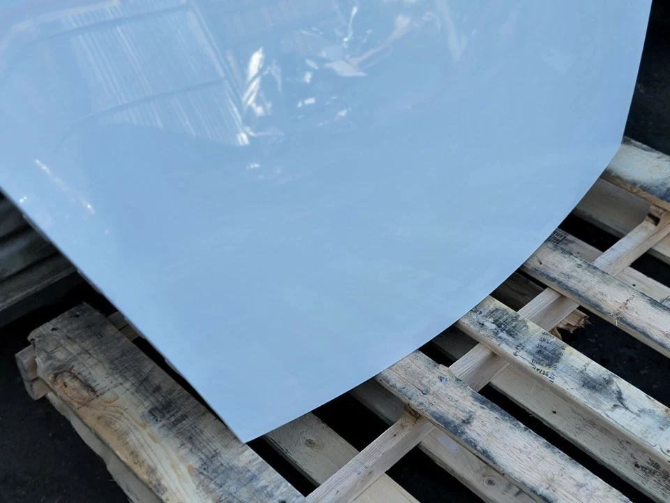 ⭐ 03-10 Porsche Cayenne Front Hood Bonnet Cover Molding Panel White Oem - Imagem 4 de 4