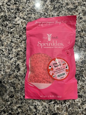 PINK ZEBRA WAX SPRINKLES FACTORY SEALED BAG 3.75OZ NEW! Cherry Bomb