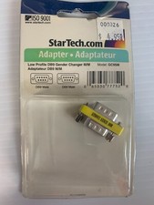 Startech DB9 9 Pin Male To Male Gender Changer Adapter M-M Low Profile New