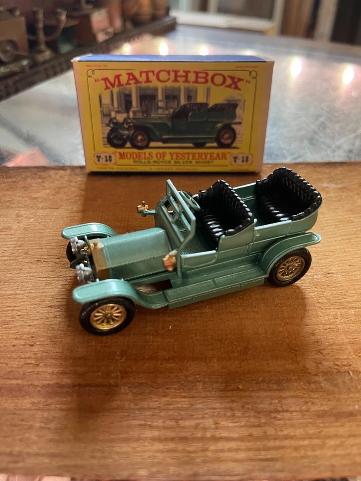 Matchbox Models of Yesteryear Y15 Rolls Royce 1907 green Lesney VERY RARE - Image 2 of 3