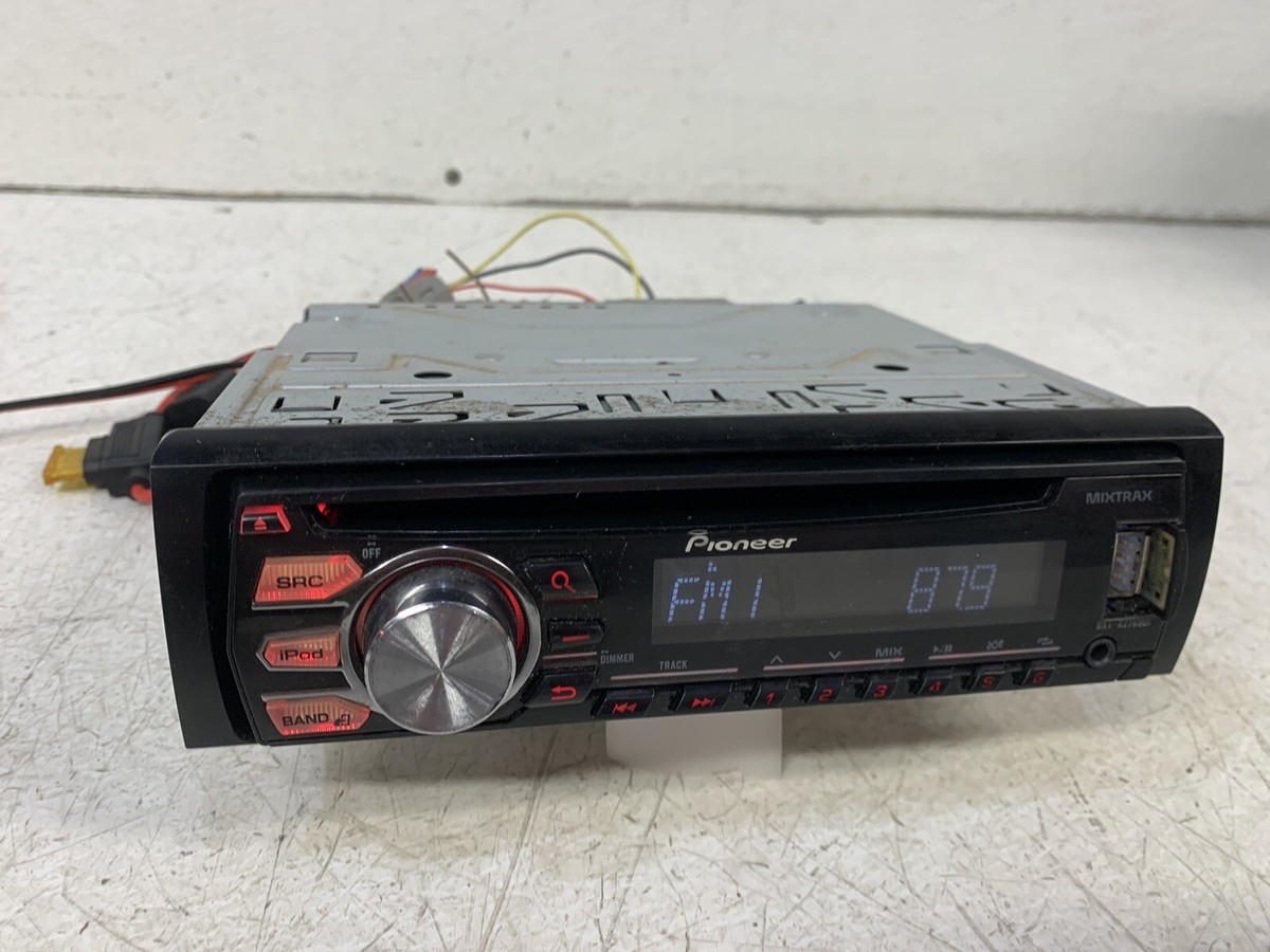 値下げ リペア済 USB/CD/FM/AM/AUX Pioneer リモコン付 Pioneer DXT-X2769UI radio stereo CD Player USB AUX Mixtrax single