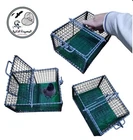 Small Iron Bird Cage for Hunting & Transport Portable Small Metal Bird Travel