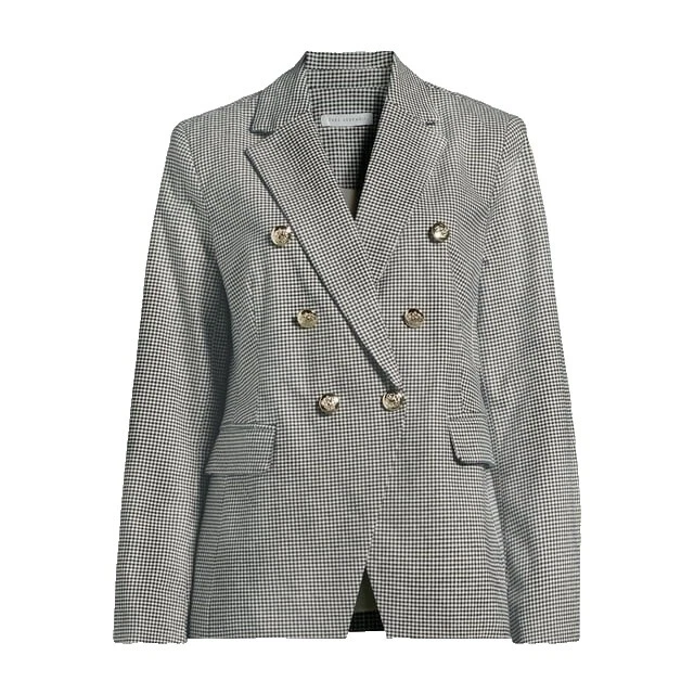 Blazers Multicolor a Cuadros para Mujeres