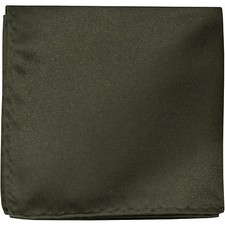 New men's polyester solid dark gray hankie pocket square formal wedding party