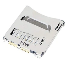 Memory SD Card Reader Metal Slot Replacement/Repair f Nikon D3300,D810,D750