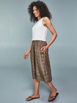 check dress midi English Factory