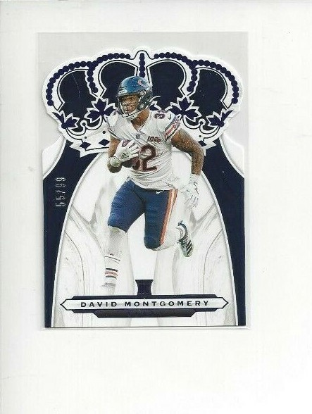 2019 Panini Chronicles Crown Royale David Montgomery /99 Blue Bears Rare A451