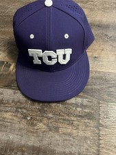 2023 TCU Nike Baseball Game Used Hat Team Issued Practice Jersey #12 7 1/8